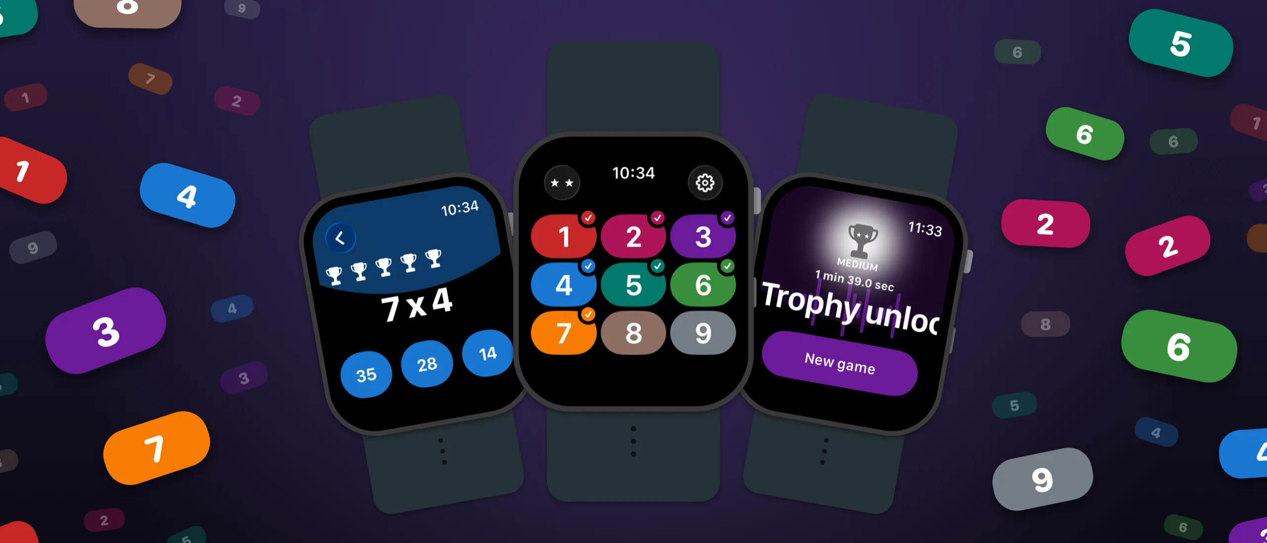 MultiplyByFun Apple Watch