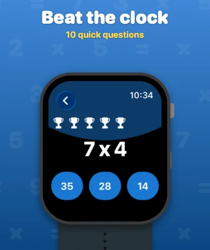 MultiplyByFun Apple Watch screenshot 2